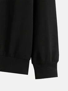 Women's Nightmare Before Christmas Sweatshirt - Tim 's Iconic Characters Jack Skellington & Sally, Cozy Crewneck Pullover For Fall/Winter, Casual Graphic Sweater For Fans, Machine Washable - 黑色 - 查看 3