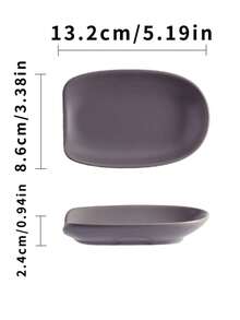 Japanese Style High-End Kitchen Utensil Storage Dish, Ceramic Spoon Rest, Spoon Holder, Spatula & Ladle Rack, Kitchen & Restaurant Spoon Caddy, Coffee Bar Accessories, Buffet Spoon & Ladle Tray, Small Baking Tool Holder, Vintage Style In Multiple Colors