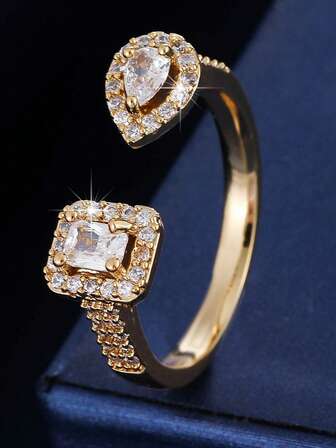 1pc Vintage Elegant Luxury Ring For Women