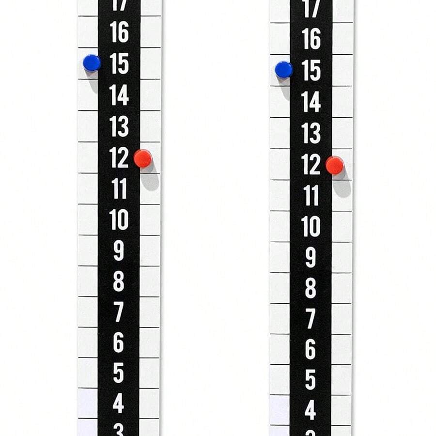 Cornhole Metal Scoreboard With Magnetic Score Keepers For Corn Hole Boards Horizontal Horizontal 2 - Vertical Scoreboard 2 Pack - View 1