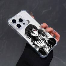 Funda de Teléfono de Anime Japonés Príncipe Negro Rebelde para iPhone 16 15 14 13 12 11 Pro Max X XR XSMAX 8 7 Plus, Cubierta Trasera Transparente Suave a Prueba de Golpes - Mezcla de colores - Ver 1