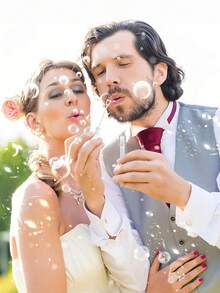 45pc Custom Wedding Bubble Tube Stickers, Personalized Name Design, Transparent Gold Foil Bubble Labels, Perfectly Match Your Wedding Theme,Wedding Bubble Tube Stickers,Personalized Gifts,Customized Christmas Gifts,Custom Ornaments,Christmas ,Stickers Custom - Multicolor - View 9