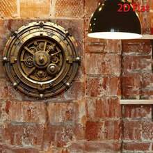 CIF BUY 1PC Retro Industrial Steampunk Gear Wall Decor  - Vertical Hanging Design | Home/Bar/Garage/Coffee Shop Decor - White - View 12
