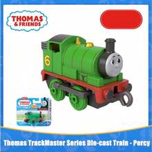 Thomas y sus Amigos: Serie TrackMaster - Juguete multifuncional de empujar y tirar, que inspira a los niños con diversión en el transporte y la construcción - Tren de juguete - Percy - Ver 1