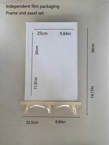 1 pieza Caballete de escritorio de madera sin terminar de 11.81/15.75/19.69 pulgadas - Sin pintura ni olor, adecuado para arte de lienzo, manualidades de escritorio, caballete de lienzo portátil, también funciona como soporte para teléfono/tableta, arte y dibujo para adultos, caballete de exhibición de pintura para principiantes, estudiantes, escuelas, bodas, soporte para tarjetas de fiesta de cumpleaños