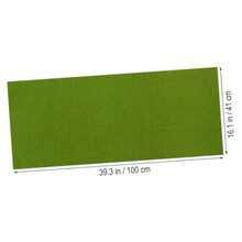 Holibanna 2 Pieces Turf Paper Lawn Artificial Material Models Sand DIY - 綠色的 - 查看 2