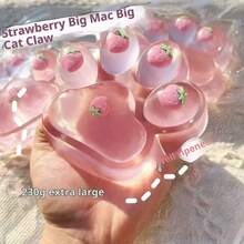 1个超大号柔软TPR材质猫爪挤压玩具 - 质朴纹理，儿童减压玩具，回弹缓慢，适合男孩、女孩作为生日、万圣节、圣诞节礼物 - 彩色 - 查看 31