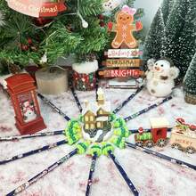 20/30 Peças Lápis de Madeira Temáticos como Presentes de Feriado, Lápis Apagáveis Adequados para Escola e Ocasiões de Feriado, Papelaria, Ferramentas de Escrita Sazonais, Lápis Decorativos, Lápis, Lápis Apagáveis, Materiais de Escrita, Adequados para Professores e Alunos