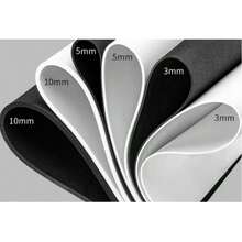 14" X 39" High Density EVA Sculpting Material, 1-10mm Thickness Options, Black & White Colors, New Year & Back To School Craft Supplies, Middle East Ramadan Costume Props, Student DIY Sculpture Materials In Stock - 1PC - View 1