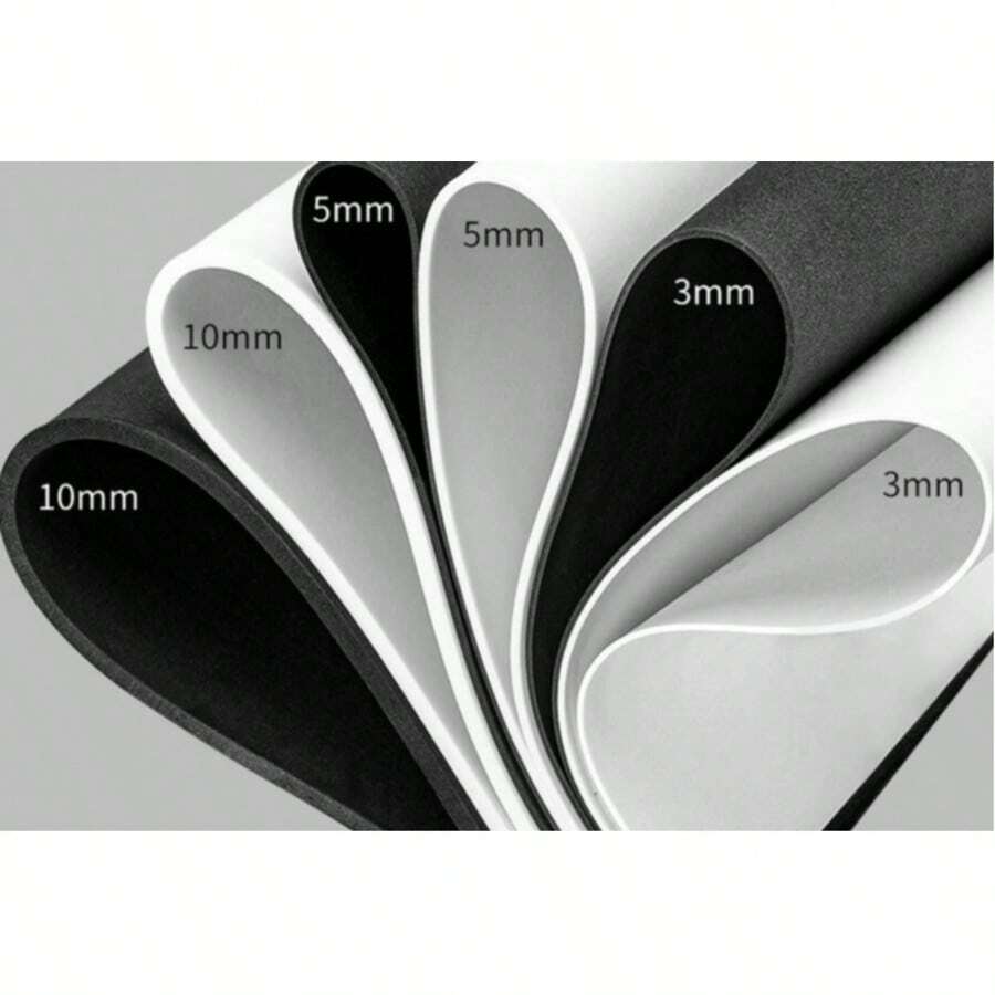 14" X 39" High Density EVA Sculpting Material, 1-10mm Thickness Options, Black & White Colors, New Year & Back To School Craft Supplies, Middle East Ramadan Costume Props, Student DIY Sculpture Materials In Stock - 1PC - View 1