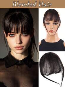 混合式假发夹刘海隐形前刘海夹式假发空气刘海自然假发刘海女孩 - S2 - 查看 9