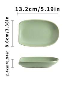 Japanese Style High-End Kitchen Utensil Storage Dish, Ceramic Spoon Rest, Spoon Holder, Spatula & Ladle Rack, Kitchen & Restaurant Spoon Caddy, Coffee Bar Accessories, Buffet Spoon & Ladle Tray, Small Baking Tool Holder, Vintage Style In Multiple Colors