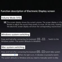 Hot-Swappable Mechanical Wired Keyboard With Contour Design, Side-Lit Characters, Multi-Purpose For E-Sports Gaming And Office Work - 黑色 - 查看 8