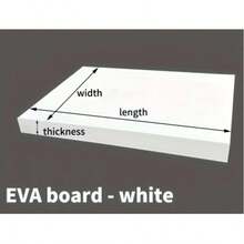 14" X 39" High Density EVA Sculpting Material, 1-10mm Thickness Options, Black & White Colors, New Year & Back To School Craft Supplies, Middle East Ramadan Costume Props, Student DIY Sculpture Materials In Stock - 1PC - View 11