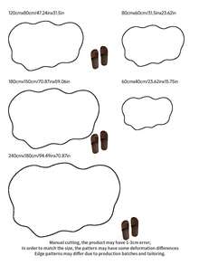 Creative Fluffy Faux Fur Carpet, Suede Bottom, Plush, Shaggy Decorative Rug, Warm And Cozy Creative Quirky Design, Multi-Color Options - Navy Blue - View 8