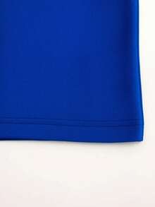 Men's Classic Pique Polo Shirt - Factory Price - Royal Blue - View 3