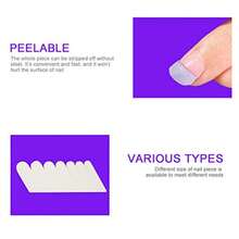 GSYY Adhesive  Nail Wrap Nforce Nail Tec Stickers Nail Patch Gel Nail Tool - trắng - Xem 4