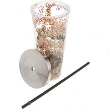 Spoontiques  Solemnly Swear - Taza con paja 20 onzas multicolor - Multicolor - Ver 5