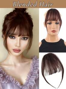 混合式假发夹刘海隐形前刘海夹式假发空气刘海自然假发刘海女孩 - S2/33 - 查看 2