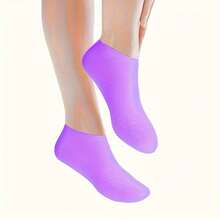 A Pair Of Silicone Moisturizing Foot Socks For Dry, Cracked Feet, Massage Socks, Moisturizing Gel Socks, Pedicure Socks – A Perfect Gift For Mothers, Or A Christmas Present. - Nhiều màu - Xem 9