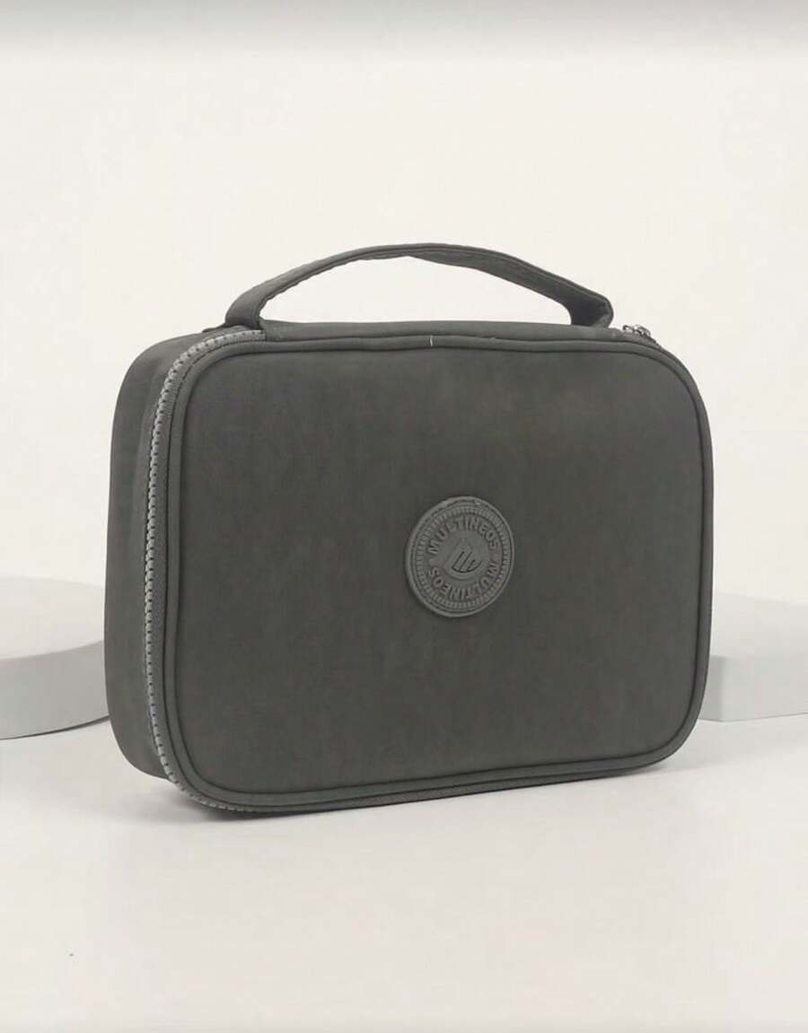 School Student Pencil Case Back To School - 灰色 - 查看 1