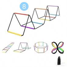 1pc Colorful Multi-Functional Agility Coordination Ladder, Suitable For Basketball, Football, Fitness Training, Non-Electric