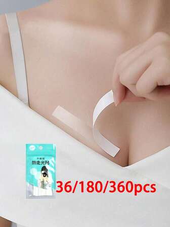 10 bolsas de cinta de moda de doble cara, cinta transparente gruesa, cinta transparente resistente, cinta de sujeción para mujeres, cinta antiluz para vestidos, cinta para el pecho, parche para el pecho, productos para mujeres, regalos para mujeres, 36 piezas/1 bolsa