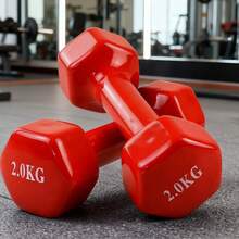 1 rutschfeste Hantel, geeignet für Fitnessenthusiasten, Teenager und Büromitarbeiter, Farben sind zufällig, verschiedene Gewichte, kann für Innen- und Außenübungen verwendet werden, wie Liegestütze, Kniebeugen, Yoga, Beinheben und Gesäßbrücken (Ausrüstung für Bein-/Hüftübungen) - Verschiedenfarbig - Übersicht 3