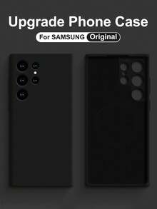 VRNOEI 适用于三星 Galaxy S24、S23、S22、S21、S25 Ultra Plus 的正品磁吸手机壳，柔软保护壳，支持无线充电，防震软 TPU 材质，防水防摔防刮。 - 黑色 - 查看 16