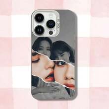 F-FREENBECKYS Funda de Teléfono para Parejas para 17, 16, 15, 14, 13, 12, 11, Pro, Max, Plus Compatible Cubierta Blanca Mate Antigolpes - z8 - Ver 4