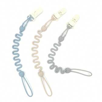 1pc Baby-Specific Pacifier Chain, Silicone - Biteable Anti-Lost Holder