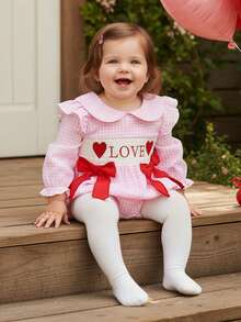 Newborn Baby Rompers - Pink - View 4