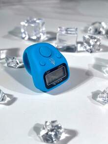 1pc Portable Finger Tally Counter With LED Light, Manual Ring Mini Counter With Hundred Reminder, Holiday Gift (Battery Not Included), Finger Tally Counter, Ring Electronic Button Timer, Student Business Finger Counter, Suitable For Knitting Counting, Multiple Colors Available - Multicolor - View 15