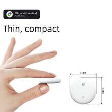 Rastreador Bluetooth Android, localizador GPS global, alarma anti-pérdida para mascotas, localizador de automóviles, seguimiento preciso remoto, llamada de dispositivo con un solo clic, batería de larga duración, adecuado para la aplicación "Find Hub" de Android, aplicable para personas mayores, mascotas, automóviles, llaves, bolsos, etc. Seguimiento y localización anti-pérdida, solo compatible con el sistema Android (no compatible con Apple y) - Versión multicolor de Android 02 - Ver 7