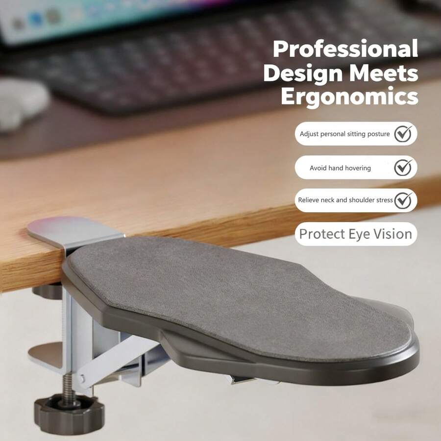 Office Arm Support Bracket, Desktop Computer Hand Rest, Creative Elbow Rest Stand, Lazy Person's Gadget - Multicolor - View 1