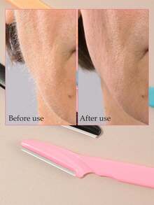 30pcs. Eyebrow Trimmer Set, Eyebrow Trimmer, Long Handled Eyebrow Trimmer, Beauty Tool, Used For Eyebrow Trimming, Razor, Precision Exfoliating Tool Eyebrow Trimmer, Facial Razor Blade, Eyebrow Trimmer Blade And Razor With Protective Cover, Used For Removing Facial And Body Hair, Suitable For Travel, Suitable For Both Men And Women. 1/3/6/12/24pcs. - 彩色 - 查看 2