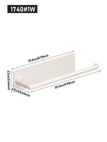 1/2pcs Magnetic Paper Towel Holder, Wall-Mounted Paper Towel Rack, Cling Film Rack, Kitchen Spice Rack, Fridge Side Storage Rack, Towel Bar, Suitable For Kitchen Storage Of Paper Towels, Seasonings, Kitchen Accessories Kitchen Items Kitchen Accessories Kitchen Tools