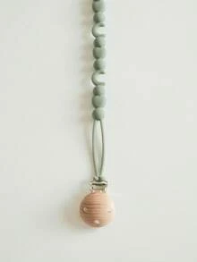 1-Piece Silicone Baby Pacifier Clip - Anti-Lost Soother Chain With 1 Clip - Multicolor - View 7