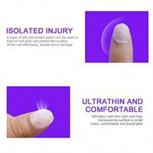 GSYY Adhesive  Nail Wrap Nforce Nail Tec Stickers Nail Patch Gel Nail Tool - trắng - Xem 3