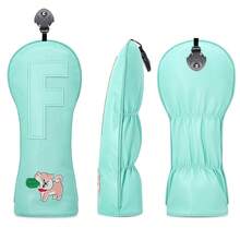 Fun Dog Design Style Golf Club Head Cover, Blue Golf Club Head Cover, PU Material, Suitable For Most, With Advanced Embroidery To Provide The Best Protection For Club - Blue - View 4