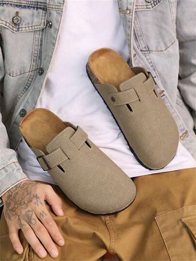 男女通用勃肯拖鞋，厚底非户外拖鞋，男女款，情侣款皮革凉鞋，秋冬款
