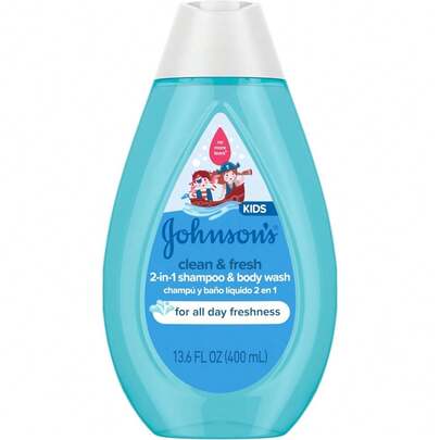Johnson's Baby Clean & Fresh Children's Tear-free Shampoo & Body Wash, Sulfate-free, 13.6 fl. oz.