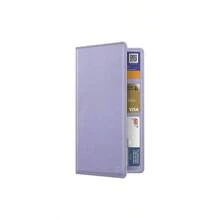 Car Registration And Insurance Card Holder, Vehicle Glove Box Card Organizer Wallet Automobile Accessories License - 紫丁香色 - 查看 2
