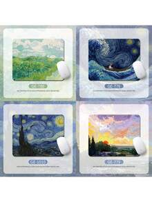 وسادة المعصم وحصيرة الماوس - مادة البولي يوريثان، قاعدة مطاطية مانعة للانزلاق، حصيرة لوحة المفاتيح والماوس من رغوة الذاكرة، وسادة معصم من البولي يوريثان الناعم، حصيرة ماوس ذات قاعدة مطاطية، دعم معصم مريح من رغوة الذاكرة، عودة إلى المدرسة، هالوين، حصيرة ماوس ألعاب عيد الميلاد - متعدد الألوان - مشاهدة 4