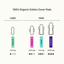 Organic Cotton Sanitary Pads For Women, Non - Herbal Regular Flow, 20 Ct, Extra Heavy Absorbency - 彩色 - 查看 8