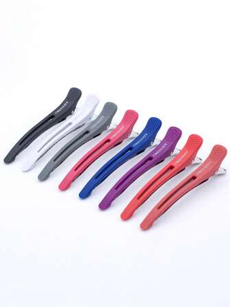 6 st sömlösa hårspännen, sektioneringspositioneringsklämmor, professionella frisörverktyg för hårklippning och styling