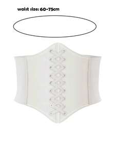 1 pieza Cinturón de cintura elástica, Cinturón moldeador de cintura para vestidos, trajes, chaquetas, accesorio versátil - A - Ver 12