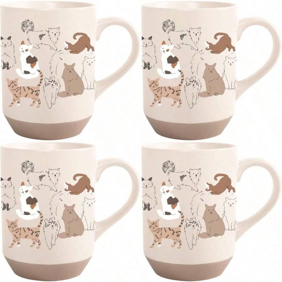 Fringe Studio 429071 - Taza de gres para gatos de Nueva York colección PetShop 429071 - GatosLpiz - Ver 1