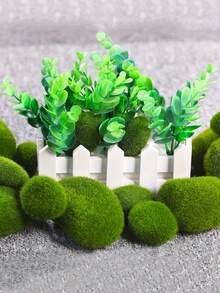 8pcs Artificial Moss Stones, Green Realistic Moss Balls And Rocks, Suitable For Flower Arranging, Fairy Gardens And DIY, Made Of Super Fine Fiber, Seasonal Decor, Garden Accents And Craft Projects, Miniature Landscape, Wall Decor And Photography Props, Outdoor Rock Garden Decor, Party And Holiday Decorations, Boho Style, Bedroom Decor Accessories, Valentine's Day And Mother's Day Decor, Spring Decor