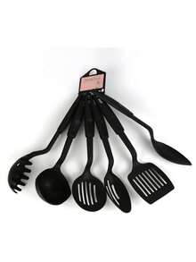 6pcs Silicone Cooking Utensil Set, Heat Resistant, Dishwasher , Suitable For Non-Stick Cookware - Multicolor - View 12